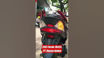 2025 Honda Dio 125 TFT Display Updated Model 