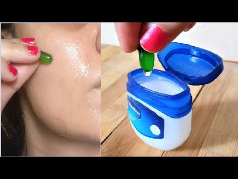 Video Use Vaseline & Vitamin E Oil on Face to remove Dark... - youtube