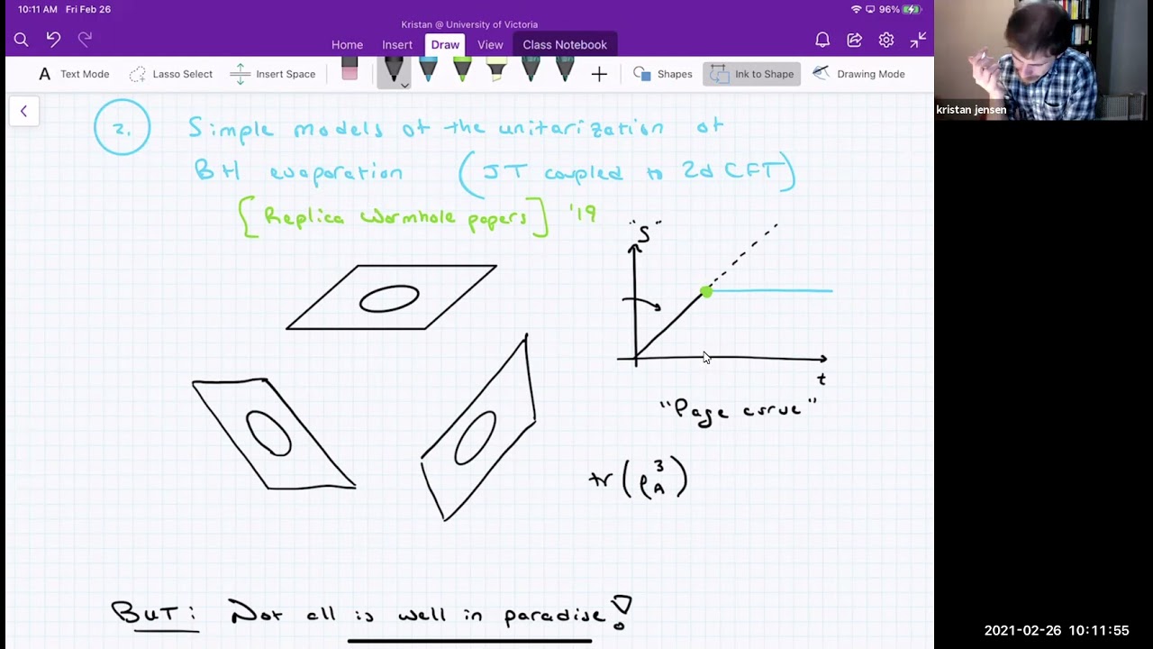 Euclidean Wormholes in AdS/CFT, Kristan Jensen (University of Victoria) 26th February 2021