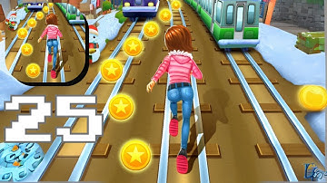 Subway Princess Runner - Gameplay Walkthrough Tutorial Part 25 All Levels Mobile Game (Android, iOs)