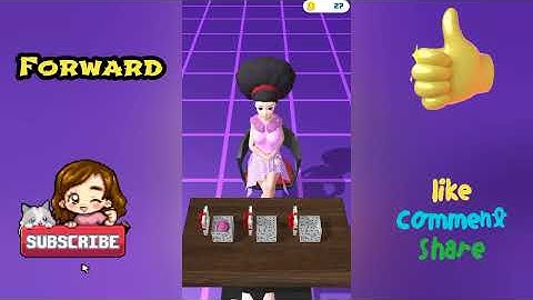 Forward vs Reverse Gaming in Girl Runner 3D(New Update Daily) | All Levels Gameplay