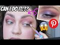 THIS WAS A JOURNEY... | I Tried Recreating Pinterest Eyeshadow Looks