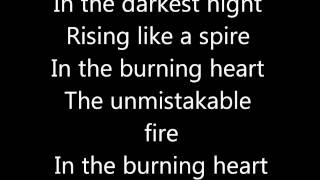 Burning heart Survivor lyrics