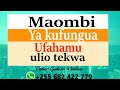 MAOMBI YA KUFUNGUA UFAHAMU  ULIOTEKWA NA AKILI  -  - ROHO YA KUSAHAU, KUKOSA MSIMAMO, KUENDESHWA.