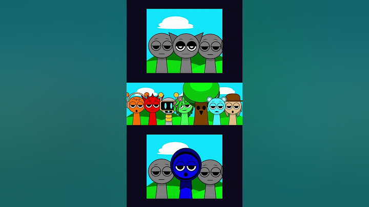 Спрунки Incredibox 🎧🌞🌳🤖  Персонажи Спрунки