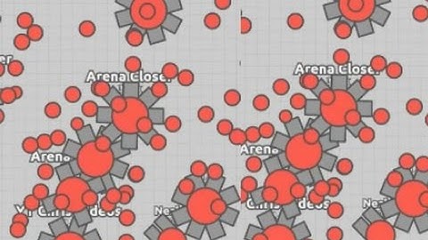 Diep io 7 octo tanks together! thousands bullets!!