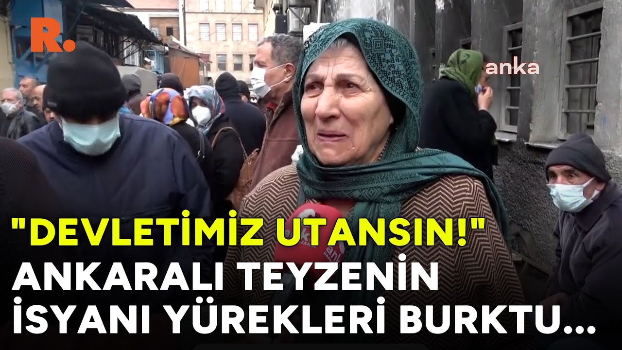 Ucuz et kuyruğundaki Ankaralı teyzenin isyanı yürekleri burktu... 