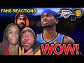 NBA fans reaction to Pacers beating the OKC Thunder 😱