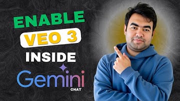 How to Enable VEO 3 Inside Gemini AI Chat - VEO 3 Not Showing Problem Solution