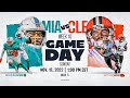 Cleveland Browns vs Miami Dolphins Week 10! Pregame Show