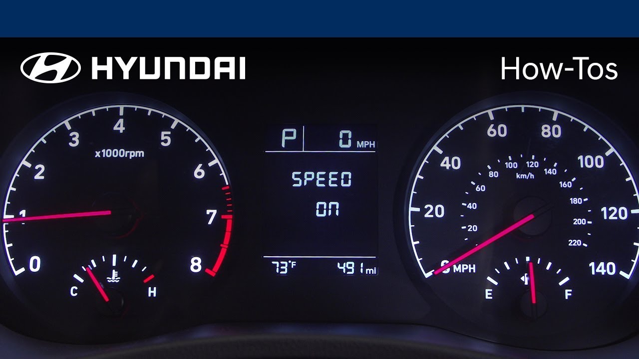 How to Hide the Digital Speed Readout Hyundai YouTube