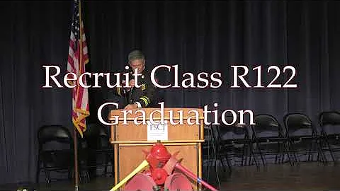 JFRD Recruit Class R122 Graduation Ceremony
