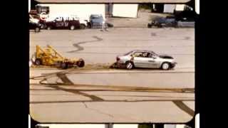 1998 Honda Accord | Oblique Moving Barrier Frontal Crash | CrashNet1 1998 Honda Accord | Oblique Moving Barrier Frontal Crash | CrashNet1
