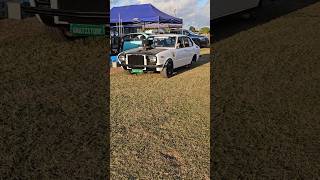 V8 Corolla Gratzitude burnout car Sugar City Powerfest 2025