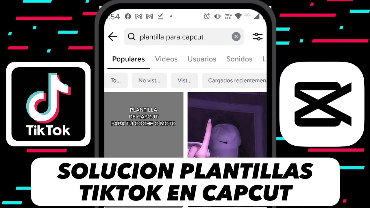 Cómo usar las plantillas de TikTok en CapCut - Solución error de ...