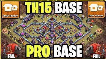 TOP 5 NEW BEST TH15 WAR BASES LINK IN 2025 | TH15 ANTI 2 STAR BASE 2025 | TH15 BASE CLASH OF CLANS 