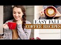FAVORITE FALL COFFEE RECIPES! 🍁| Healthy & Easy Dupes for your favorite drinks! | Natalie Bennett