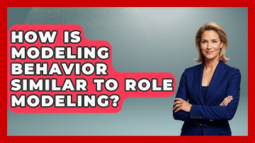 How Is Modeling Behavior Similar To Role Modeling? - Special Education Learning