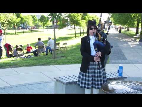 May Day 2013 Performance Ending Bagpipes