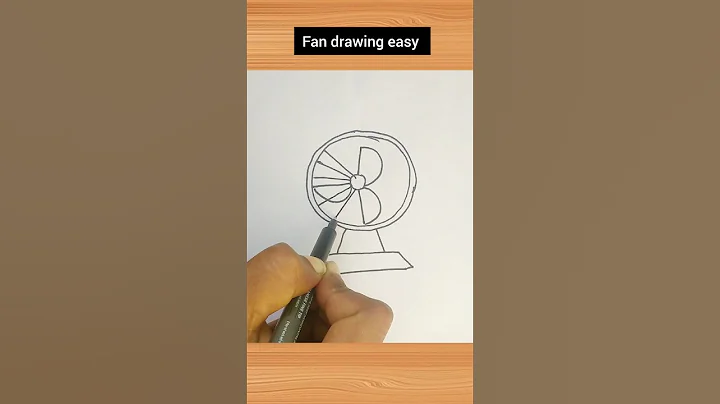 Fan drawing easy for kids 🥰#shorts