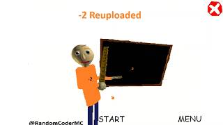 Baldi's Basics -2 Reuploaded Mod Full Walkthrough