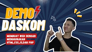 MEMBUAT WEB DENGAN MENGGUNAKAN MATERI (HTML,CSS,JAVASCRIPT,PHP)