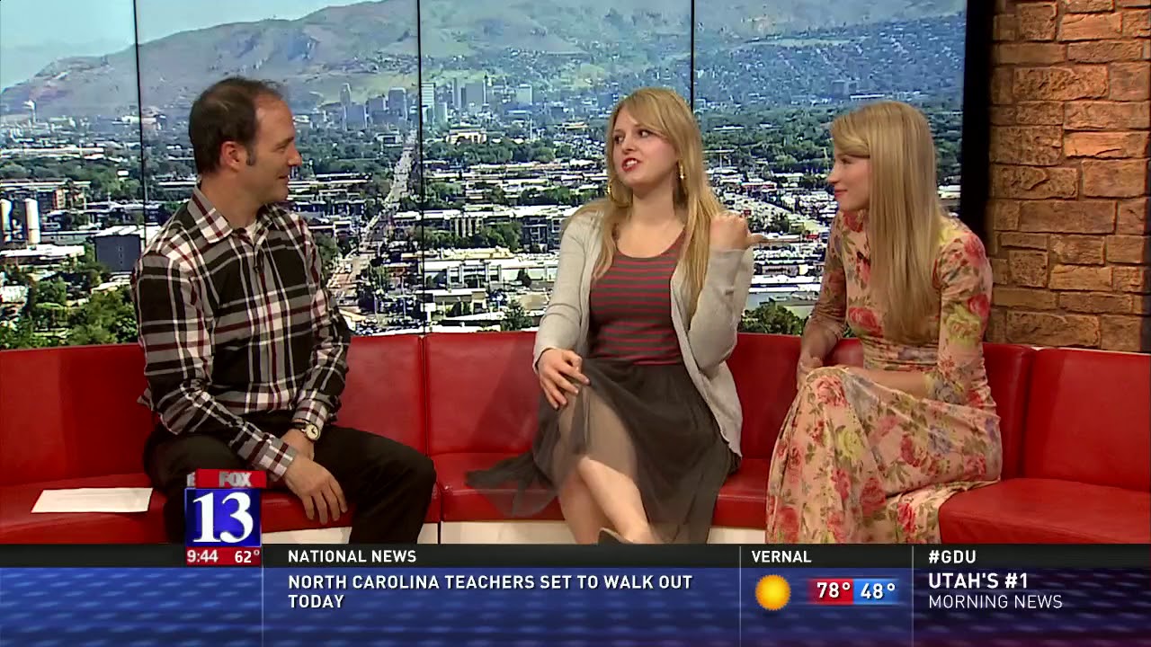 Fox 13 Good Day Utah Twice The Dream Movie Interview Savannah Ostler And Monica Moore Smith