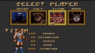 Streets Of Rage 2: Slam Masters - Titanic Tim (Titan The Great) Playthrough