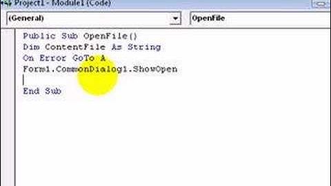 How To Open/Input a Text File in Visual Basic 6.0 With EOF