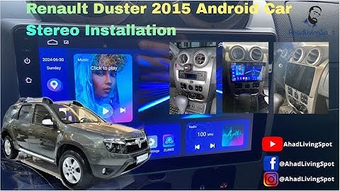 Renault Duster/Dacia 2015 Android Head Unit Full Installation with Canbus