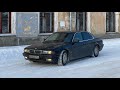 BMW E38 740 Какой расход, как едет? Катаемся по городу