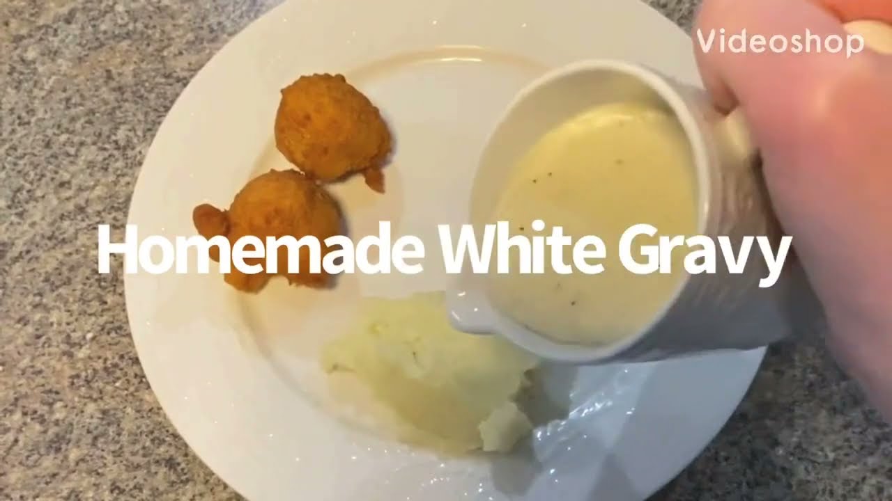 Homemade White Gravy YouTube