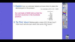 Multiply Decimals - Lesson 1.7 (Go Math)