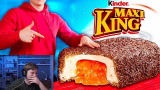 Вангоу смотрит: МЫ ПРИГОТОВИЛИ ОГРОМНЫЙ Kinder Maxi King ВЕСОМ В 70 КИЛОГРАММ