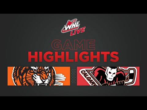 WHL Highlights: Tigers (3) at Hitmen (4) - March 19, 2023