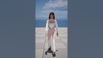 Marvelous to Unreal Cloths #unrealengin5 #3ddesign #3dmodeling#marvelousdesigner