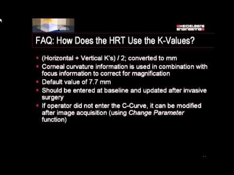 HRT Retina Module: Most Frequently Asked Questions