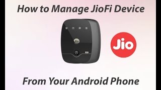 How to Manage JioFi Device From Android Phone screenshot 4