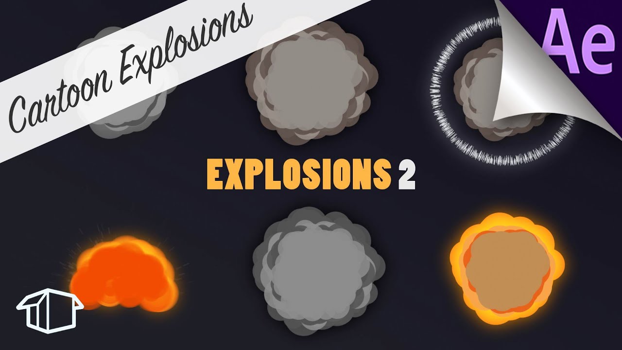 How to make 2D Explosions - After Effects Tutorial (No Plugins!) - YouTube