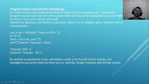 13. Ders: Python Hata Yakalama ve İstisnalar