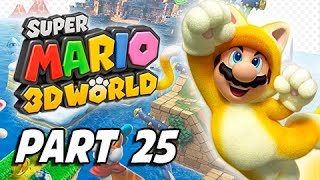 Super Mario 3D World Walkthrough Part 25 - Boiling Blue Bully Bell (100% Green Stars & Stamps)
