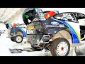 Ford Focus RS WRC '03 - The secret boost tank under the rear bumper!