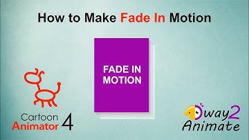 How to make Fade In Entrance Motion | Cartoon Animator 4 | Cartoon Animator 5 | Elastic Motion