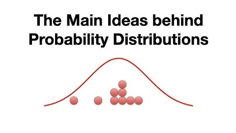 The Main Ideas behind Probability Distributions
