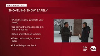 How shoveling snow can be dangerous to your heart