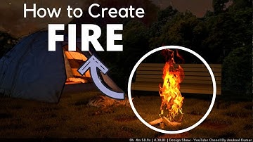 Realistic Fire Using VRay for SketchUp