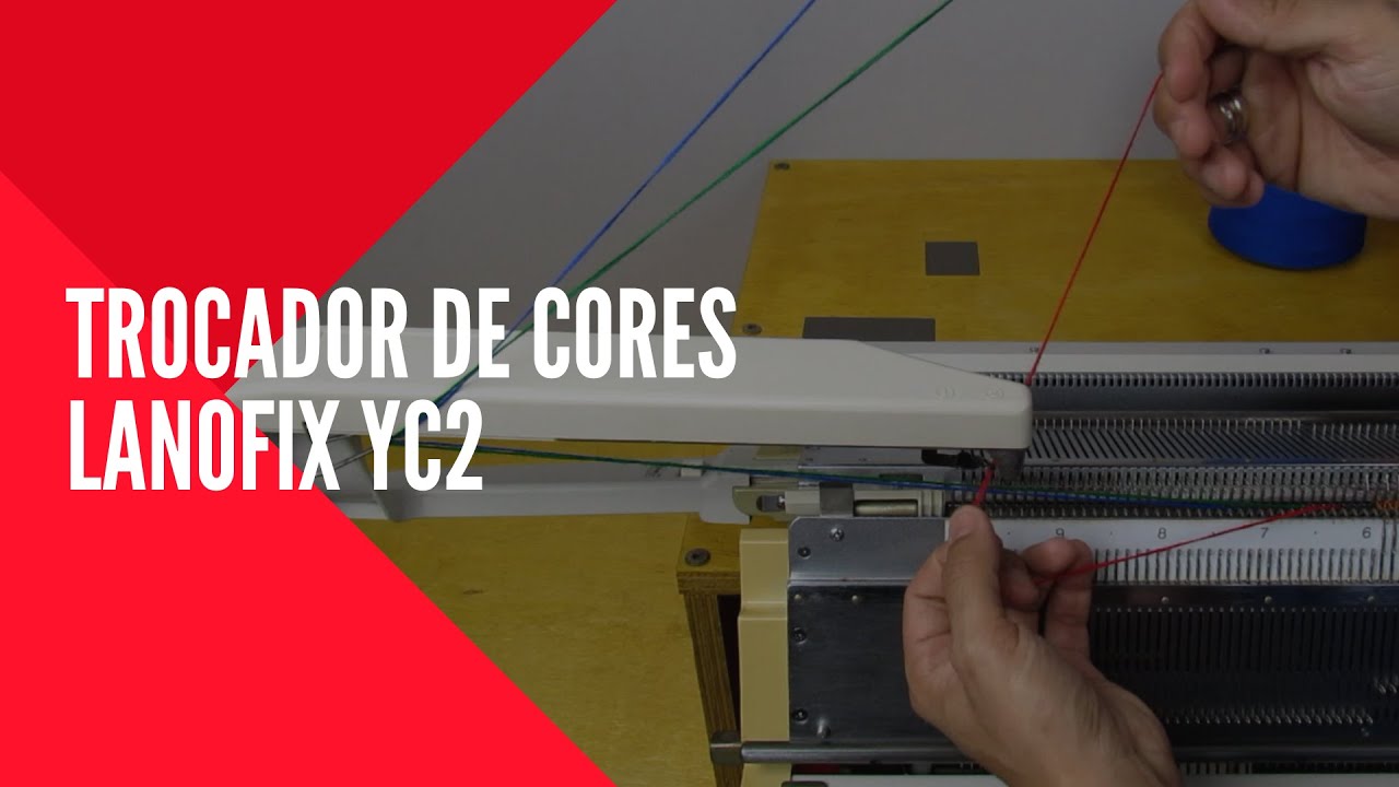 Tricô à máquina - Trocador de cores Lanofix YC2 | Jacquard Sem Fios Soltos
