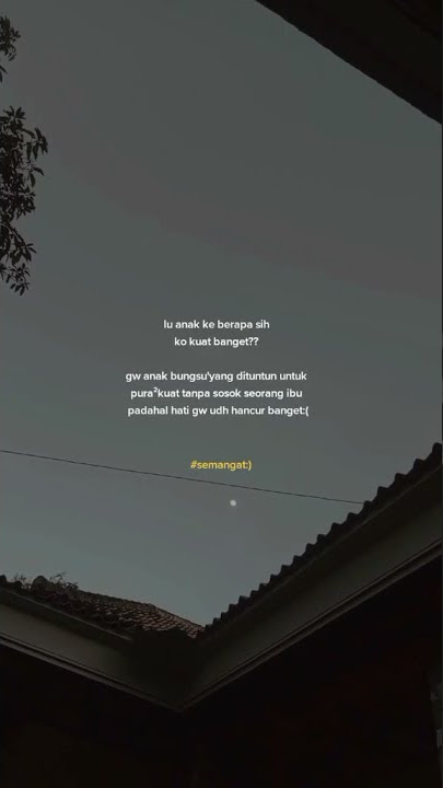 story' wa motivasi anak bungsu!!