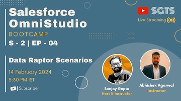 S-2 | EP - 04 | Learn Salesforce OmniStudio with Sanjay & Abhishek | Sanjay Gupta Tech School