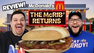 McDonald's McRib Review! The Legend Returns To Canada!